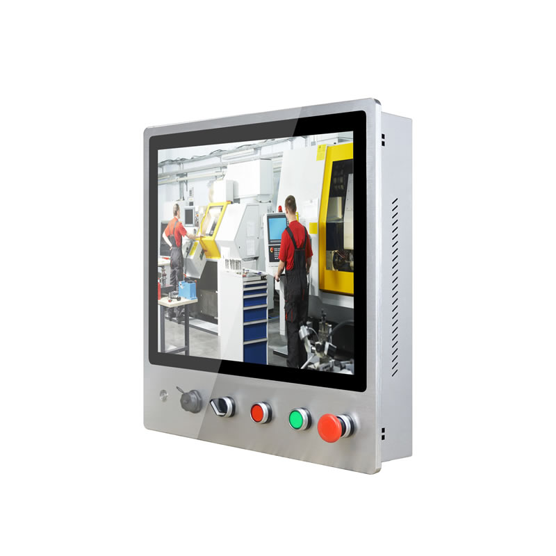 19 inch Buttons-Integrated Operation HMI Panel PC